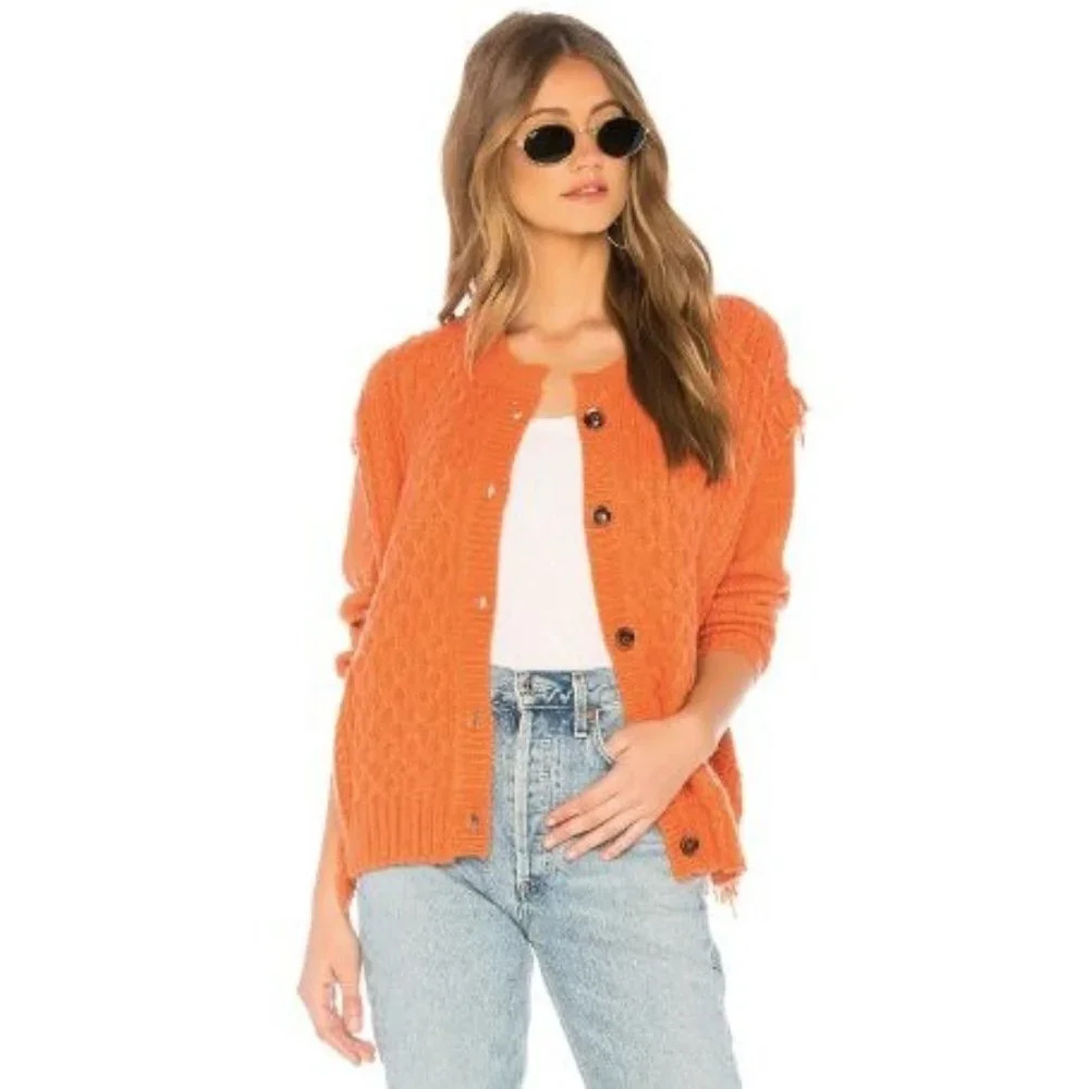 Tularosa Chester Oversized Sweater Jacket Cardigan-sz Small